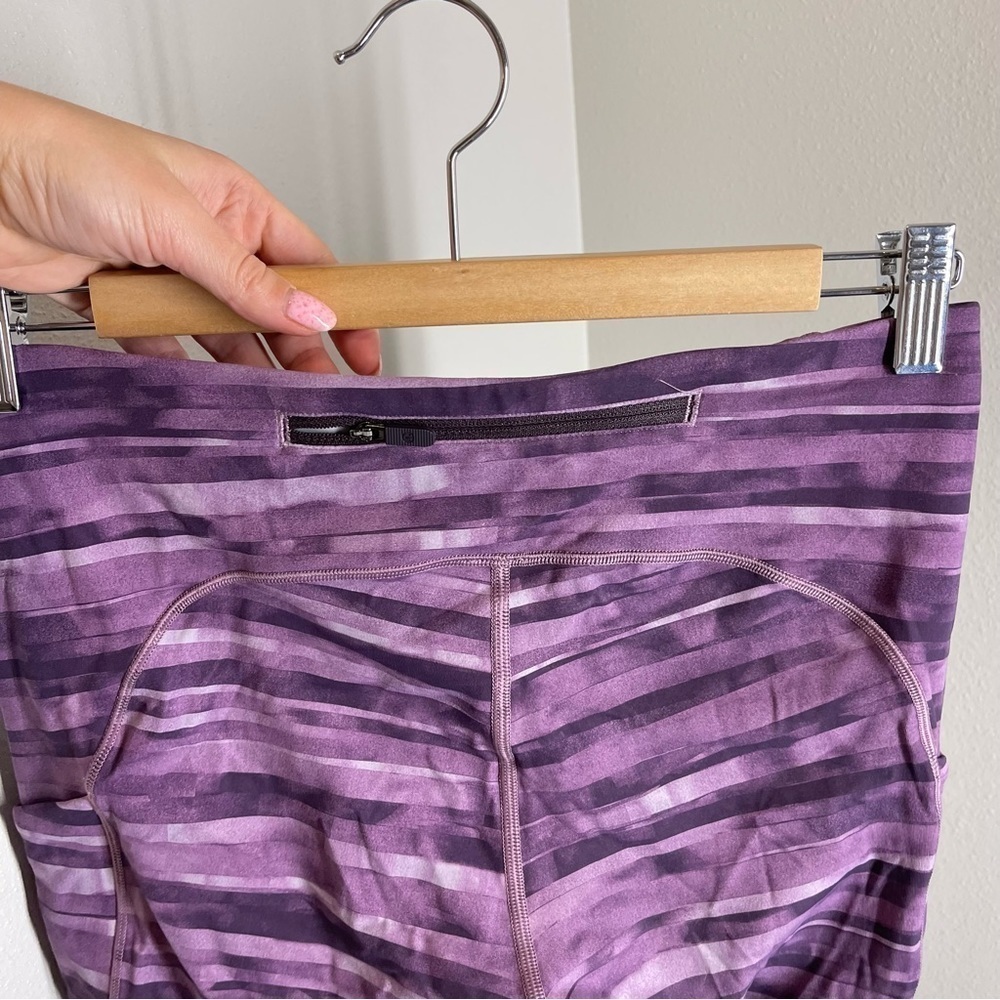 Lululemon Speed Up Crop Leggings 21” Inseam Shadowed Smoked Mullberry Size 8 - Picture 7 of 11